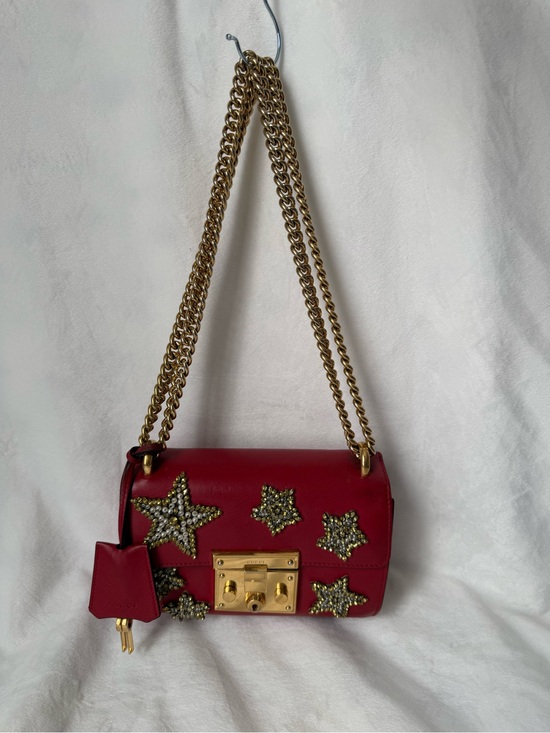 Gucci Handbags - Gucci Red Cowhide Star bag (Limited Edition)